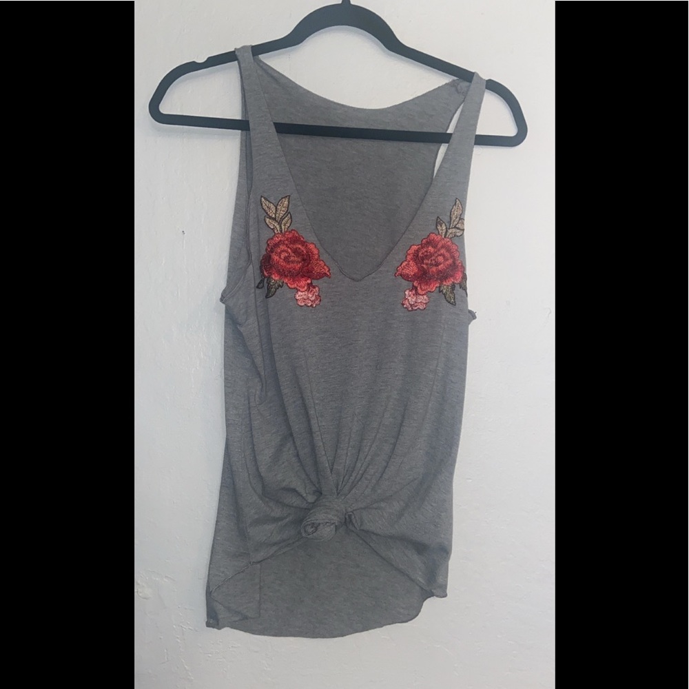 Rose tank top